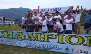 Tim BSG Juara Liga Gala Karya Sulut Tahun 2025