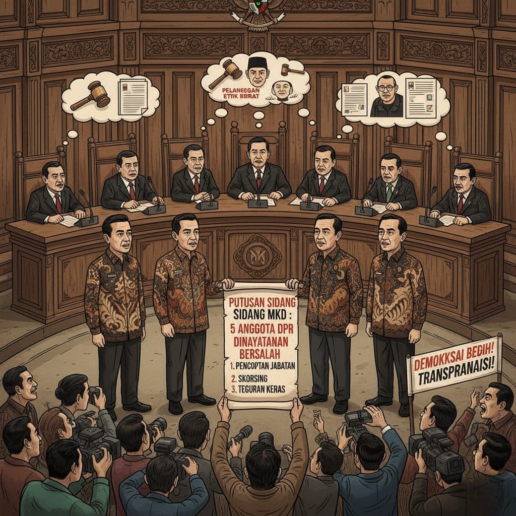 IMG-20251106-WA0002 Hasil Sidang Kode Etik MKD: Lima Anggota DPR Terima Putusan, Dua Dinyatakan Tak Langgar Kode Etik