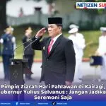 Netizen Sulut Pimpin Ziarah Hari Pahlawan di Kairagi, Gubernur Yulius Selvanus : Jangan Jadikan Seremoni Saja