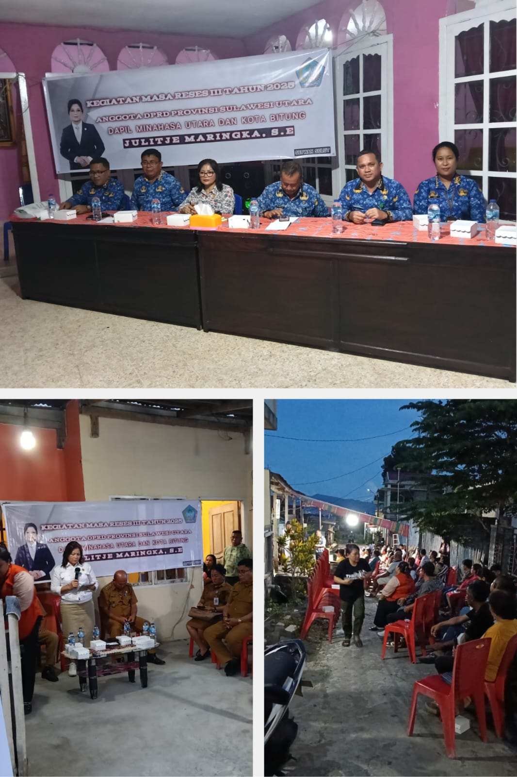 Julitje Maringka Catat Prioritas Warga Bitung: Infrastruktur dan Data Bansos Perlu Perhatian mendesak