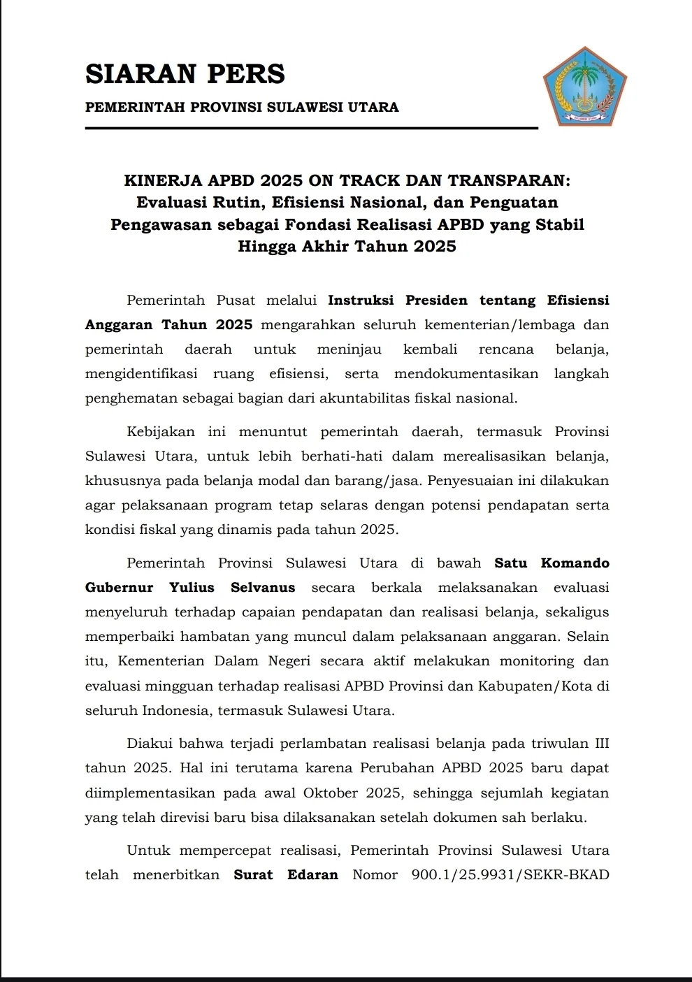 Screenshot_20251201_113322_Drive Netizen Sulut Pemprov Sulut Klarifikasi Soal Penyerapan Anggaran, Berikut Penjelasannya !