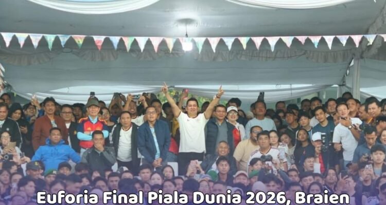 Euforia Final Piala Dunia 2026, Braien Waworuntu dan Ribuan Warga Manado Larut dalam Kemenangan Spanyol