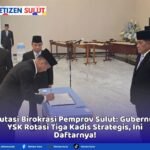 Mutasi Birokrasi Pemprov Sulut: Gubernur YSK Rotasi Tiga Kadis Strategis, Ini Daftarnya!