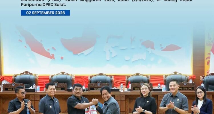 DPRD dan Pemprov Sulut Sepakati Perubahan KUA-PPAS 2026