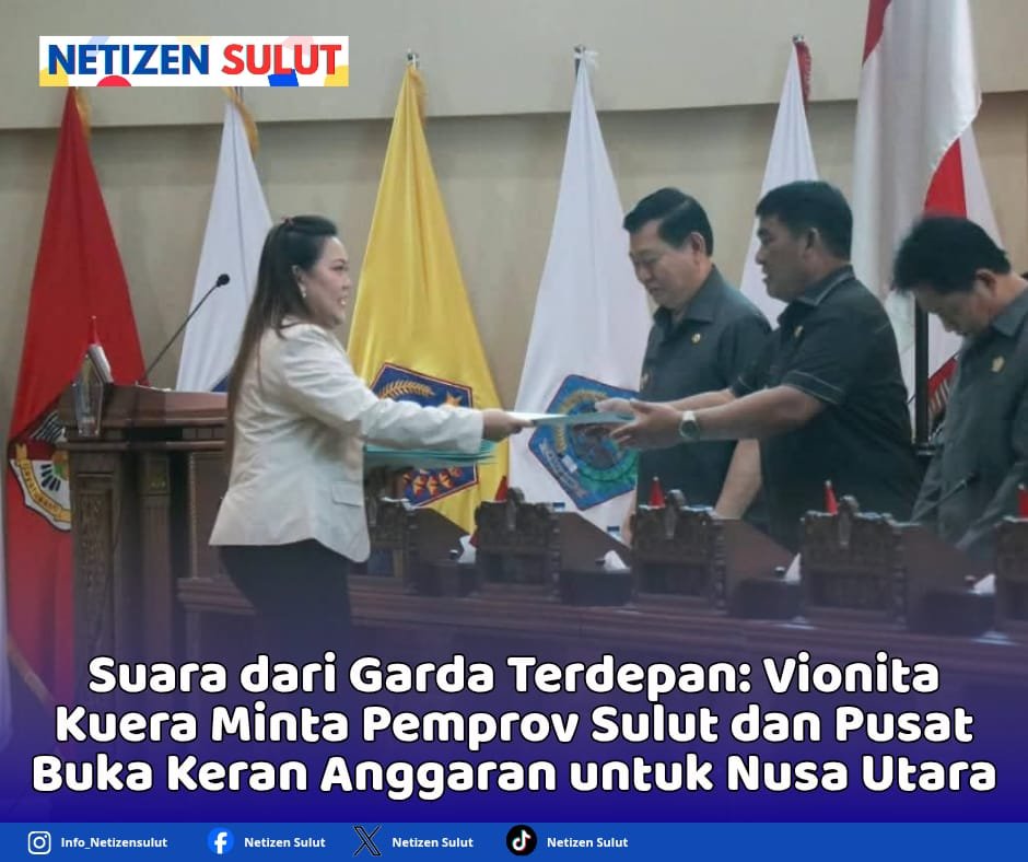 Suara dari Garda Terdepan: Vionita Kuera minta Pemprov Sulut dan Pusat Buka Keran Anggaran untuk Nusa Utara