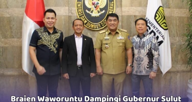 Netizen Sulut Braien Waworuntu Dampingi Gubernur Sulut Tatap Muka dengan Menteri ESDM: Dorong Percepatan WPR Sulawesi Utara dan Akses IPR