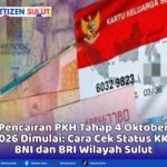 Pencairan PKH Tahap 4 Oktober 2026 Dimulai: Cara Cek Status KKS BNI dan BRI Wilayah Sulut