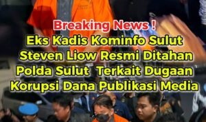 Netizen Sulut BREAKING NEWS: Sandang Rompi Oranye, "Daong Lemong" Resmi Tersangka Korupsi Anggaran Media Kominfo Sulut