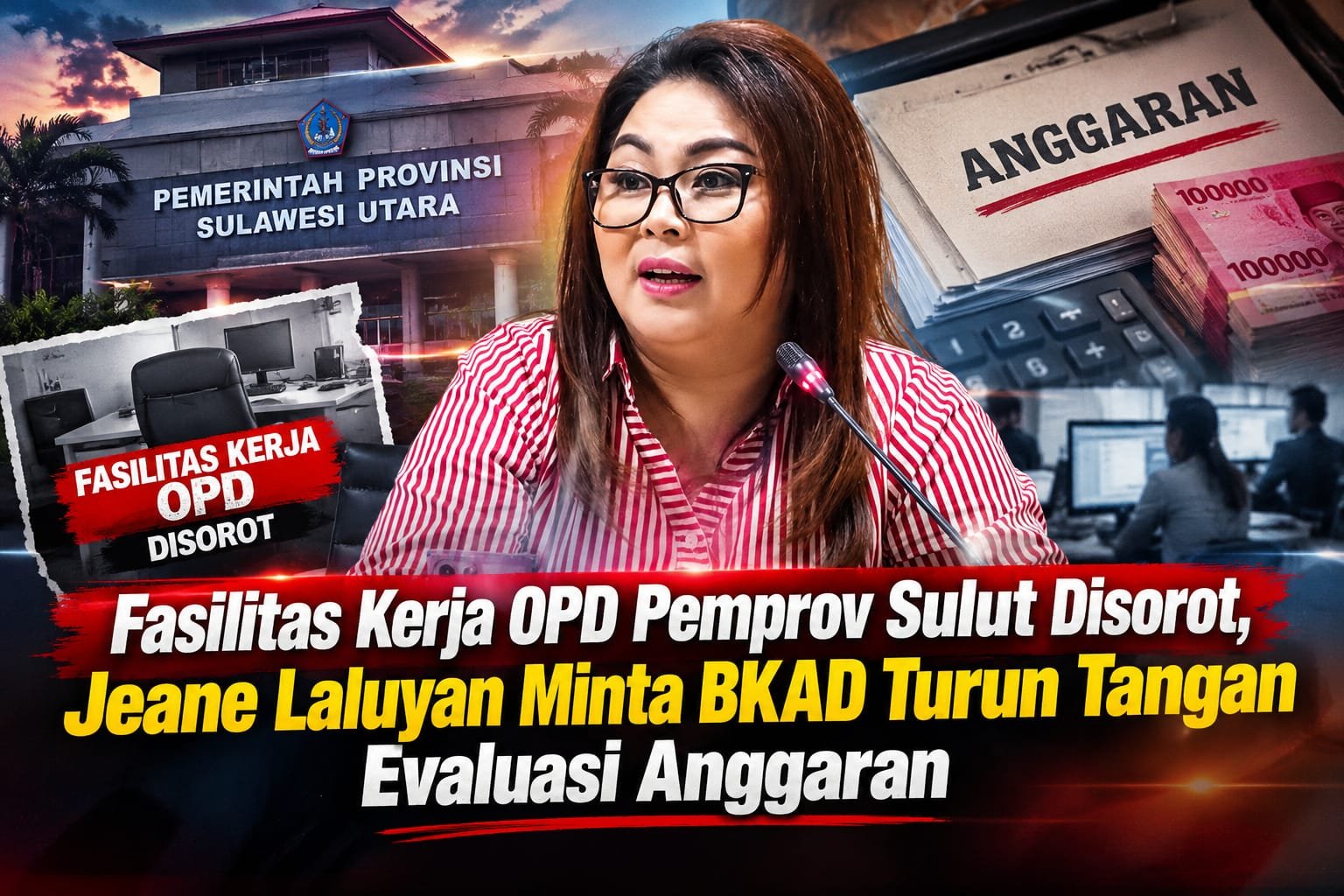 IMG-20261028-WA0000 Fasilitas Kerja OPD Pemprov Sulut Disorot, Jeane Laluyan Minta BKAD Turun Tangan Evaluasi Anggaran